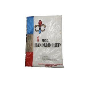 New Sealed Mens Handkercheifs pkg of 8